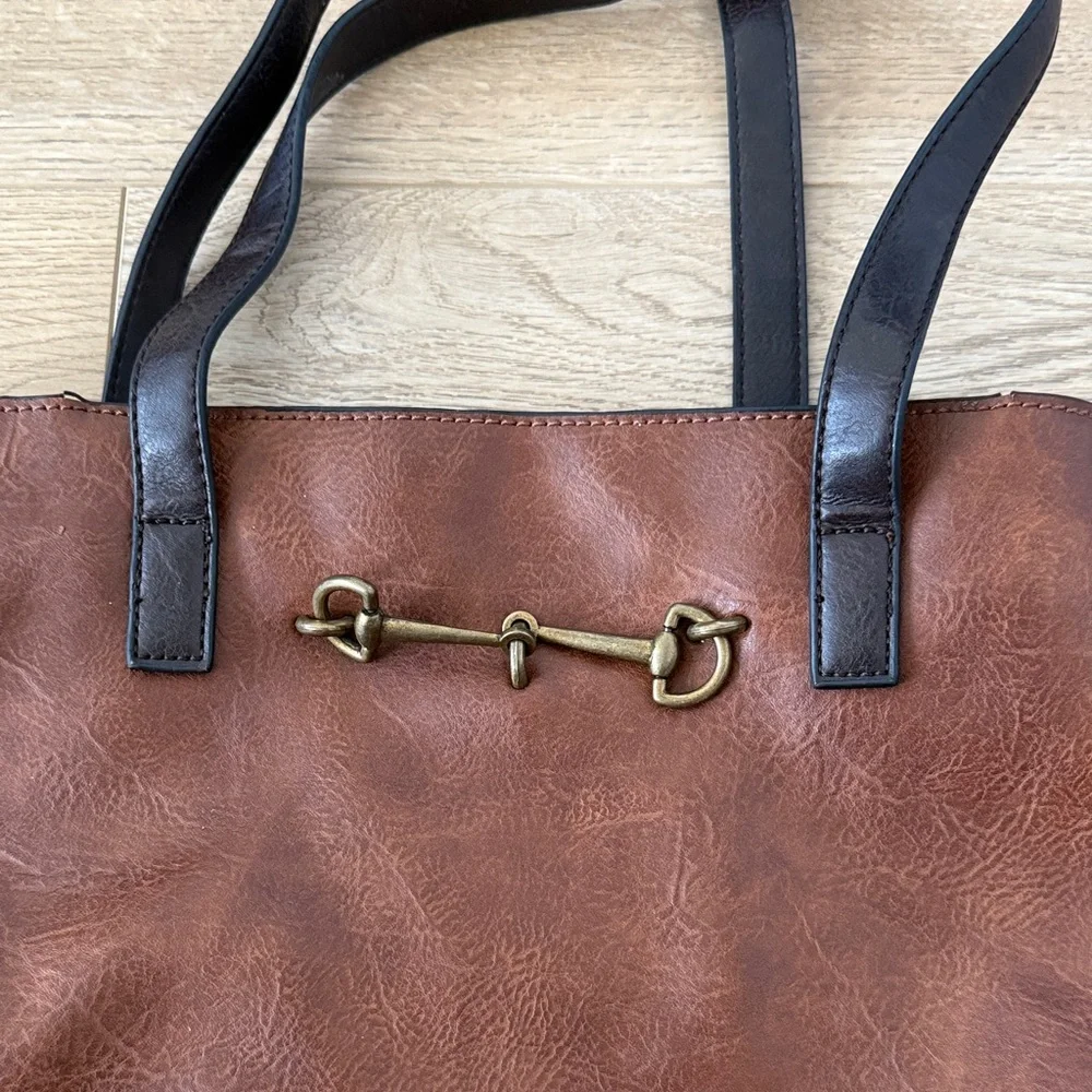 Tote Bag Faux Leather handbag Womens